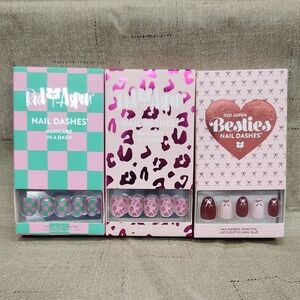 3 Red Aspen Nail Dashes Sets